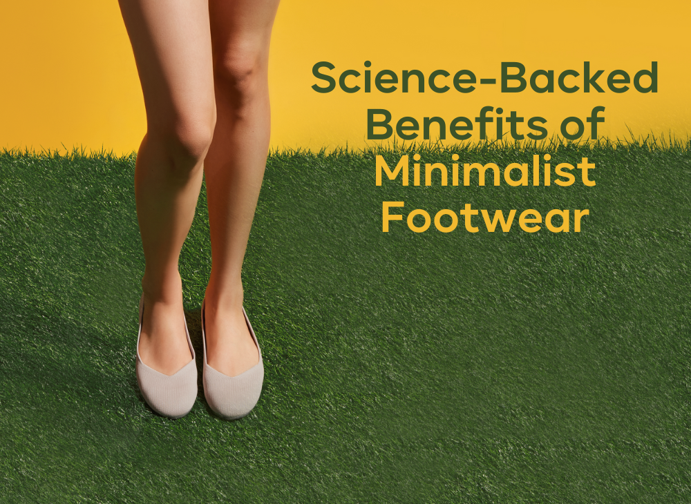 A selection of stylish minimalist shoes for women, possibly featuring FreeKind flats, highlighting their sleek design and flexible soles.