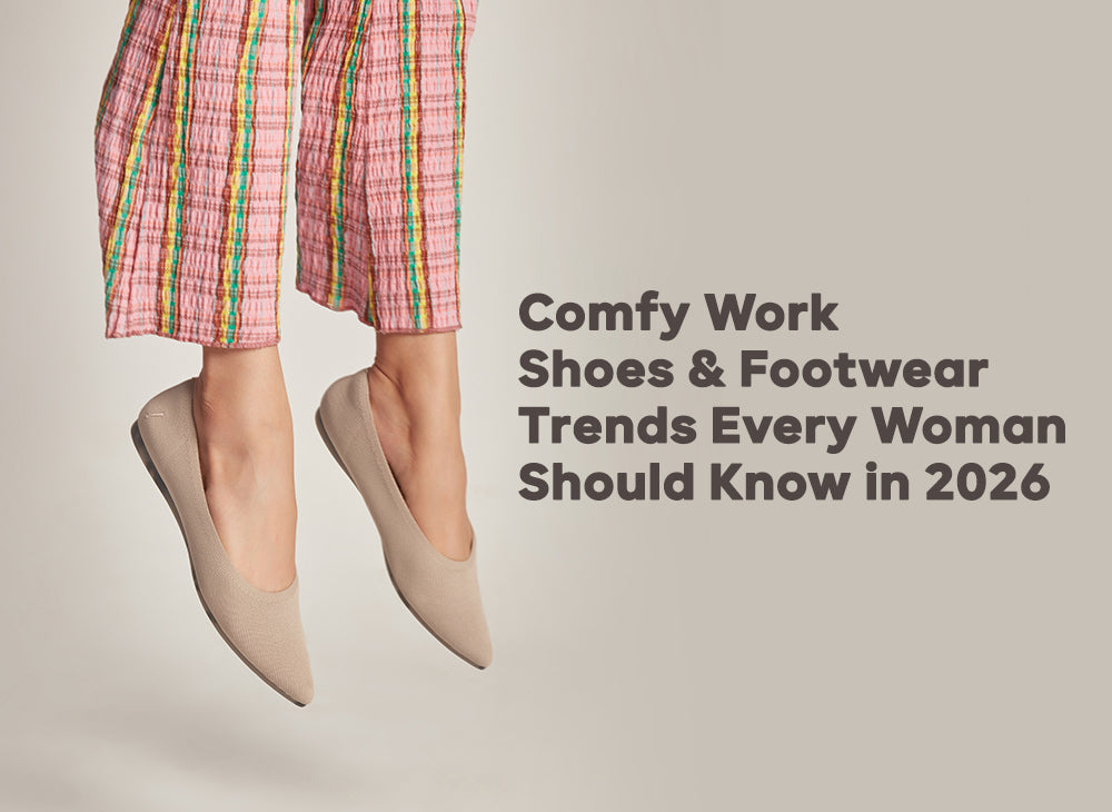 Trendy comfy work shoes and footwear for women by Freekind