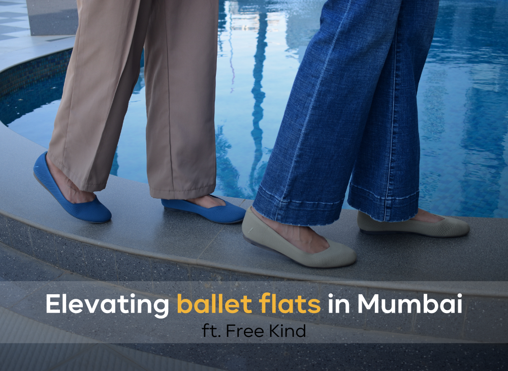 Comfy and stylish ballet flats for women in Mumbai – Free Kind footwear