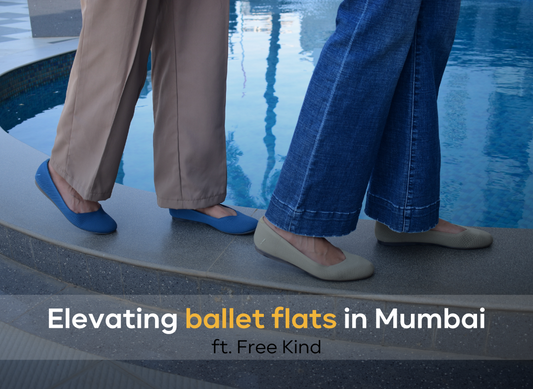 Comfy and stylish ballet flats for women in Mumbai – Free Kind footwear