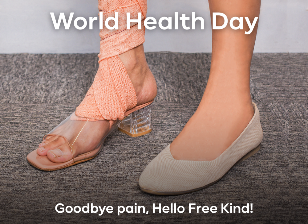 Healthy benefits of wearing Free Kind Shoes! - World Health Day
