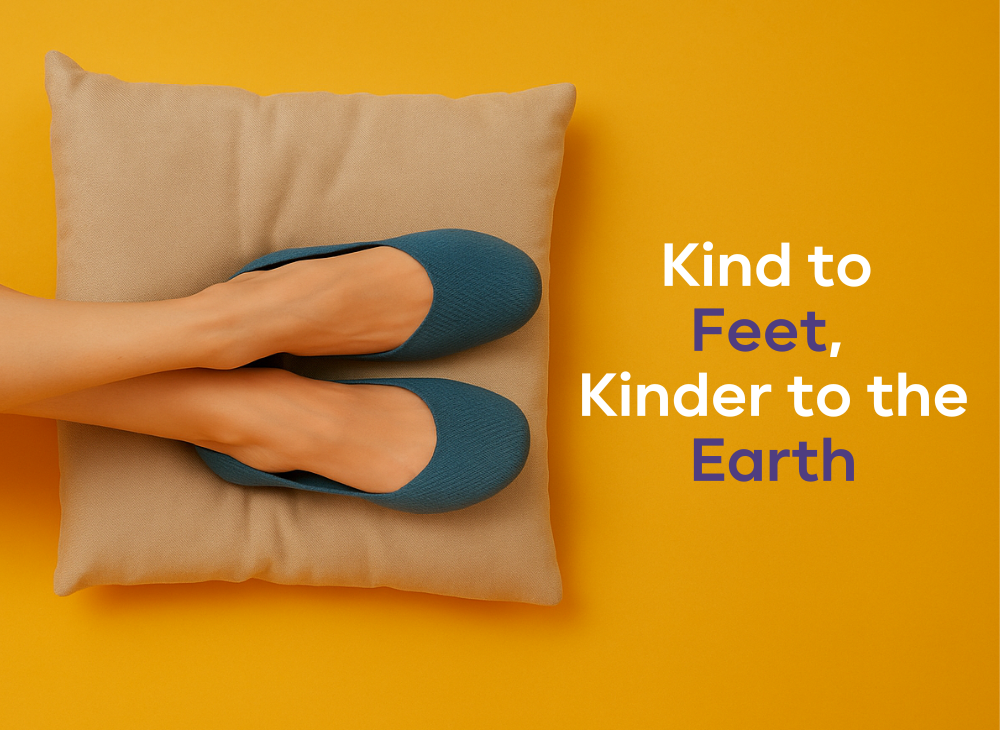 FreeKind eco-friendly flats – round toe and pointed toe comfortable shoes for daily wear